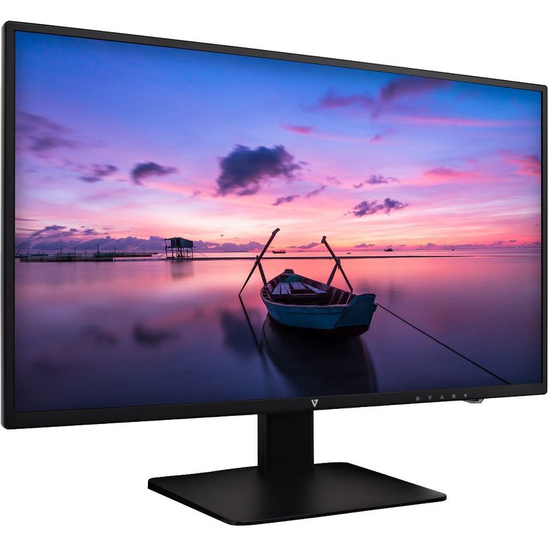 V7 L238E-2N 23.8" Full HD LED LCD Monitor - 16:9 - Black - 1920 x 1080 - 16.7 Million Colors - 250 Nit - 5 ms - DVI - HDMI - VGA - DisplayPort