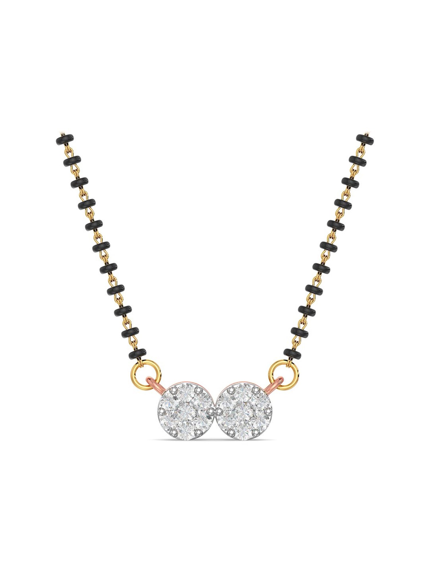 Waman Hari Pethe Jewellers 18k Gold & Diamond Mangalsutra for Women