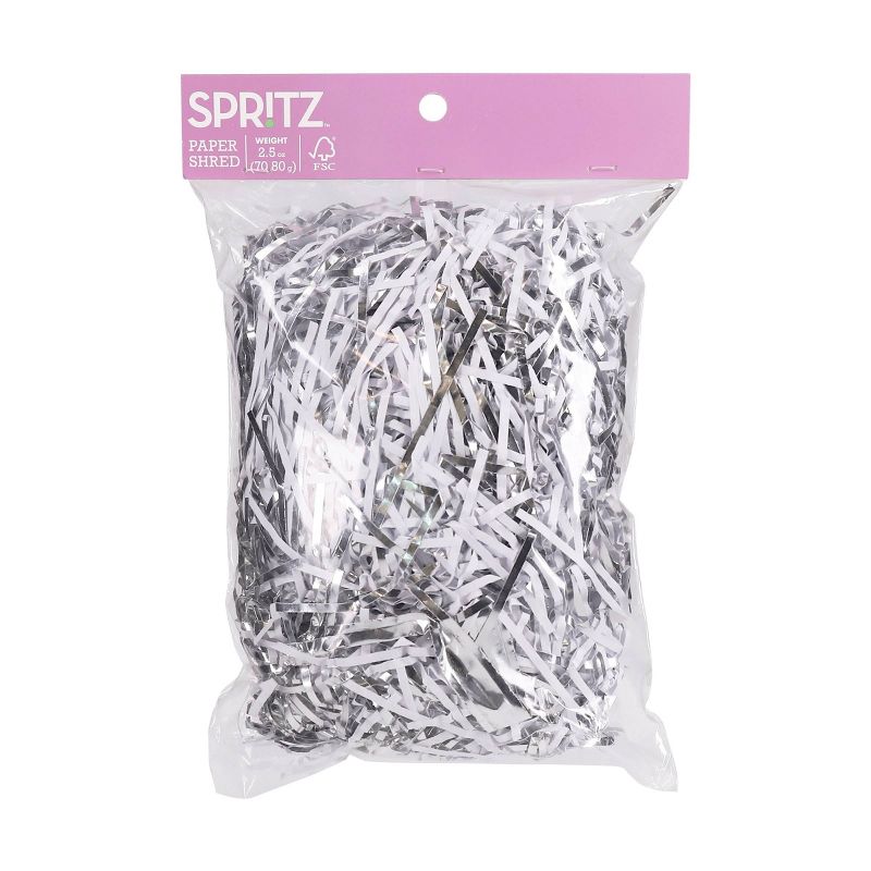 2.5oz Crinkle Paper Shred Gift Packaging Accessory Red/Pink/Yellow - Spritz™