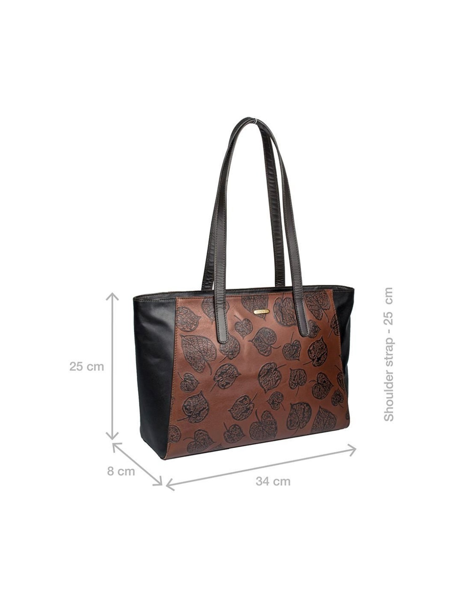 Hidesign Brigitte Brown Leather Shoulder Bag