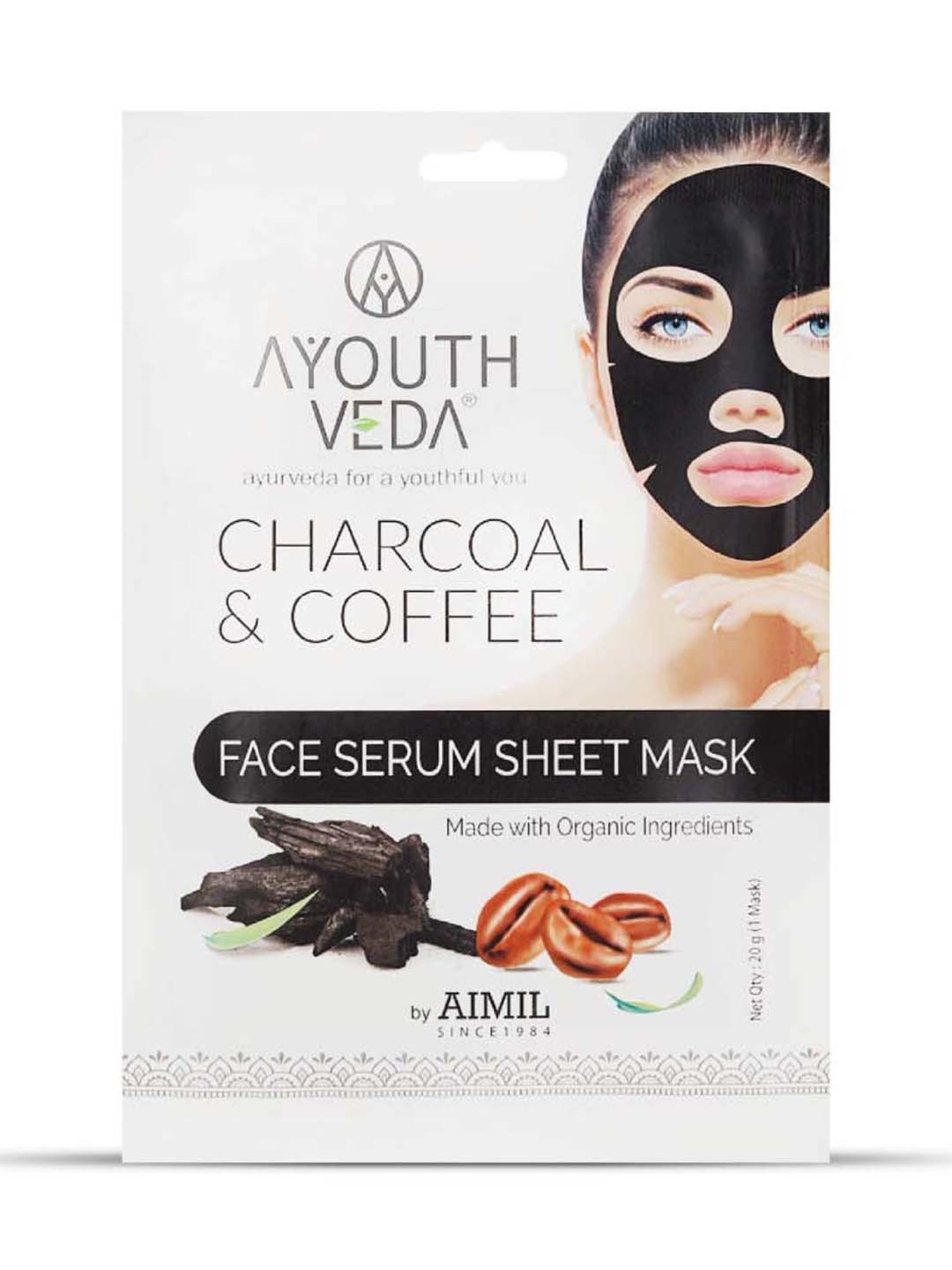 MONDSUB WitchHazel+Lavender+Q10 Sheet Masks (Pack of 3) - 20 gm Each