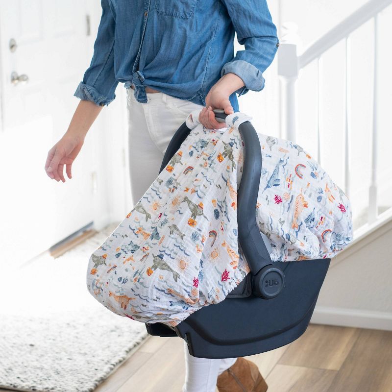 aden by aden + anais Car Seat Strap Covers - Safari Babes