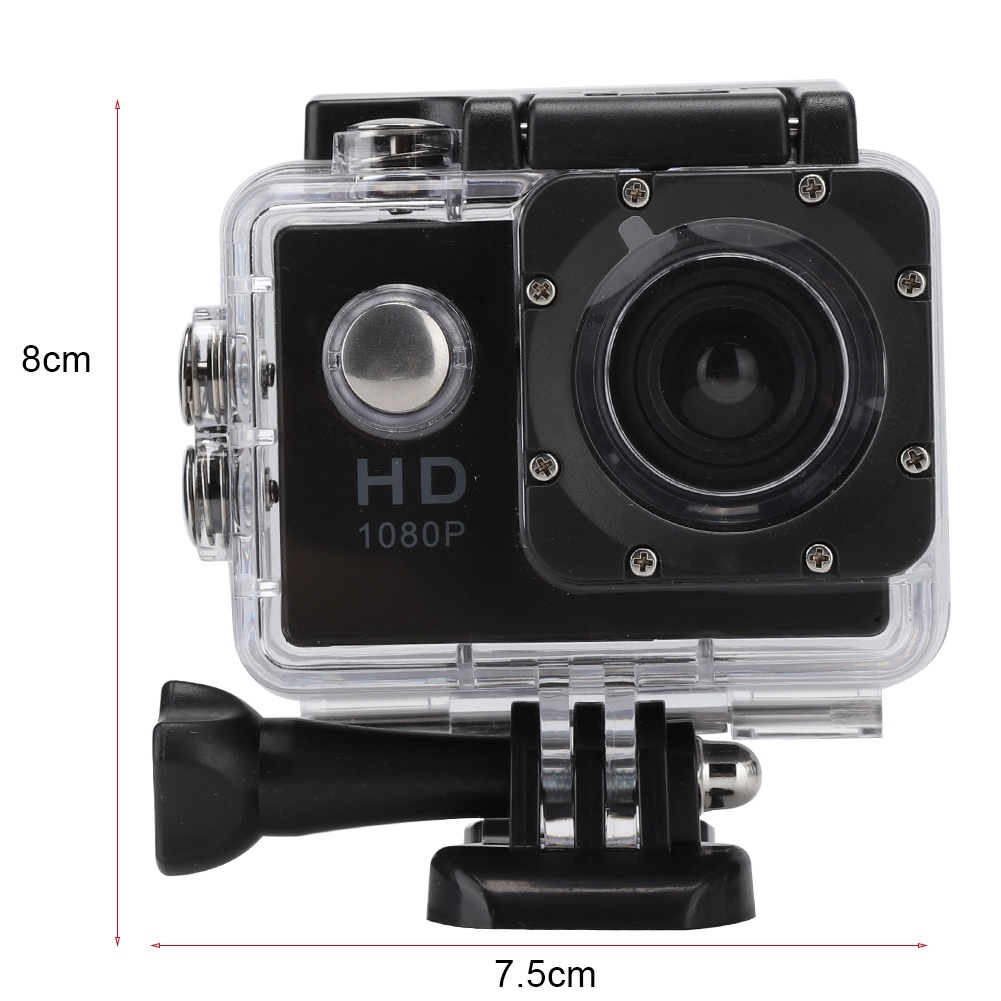 Waterproof Shell 1080P Outdoor Sports Action Camera HD 110 Degree Angle Cameras