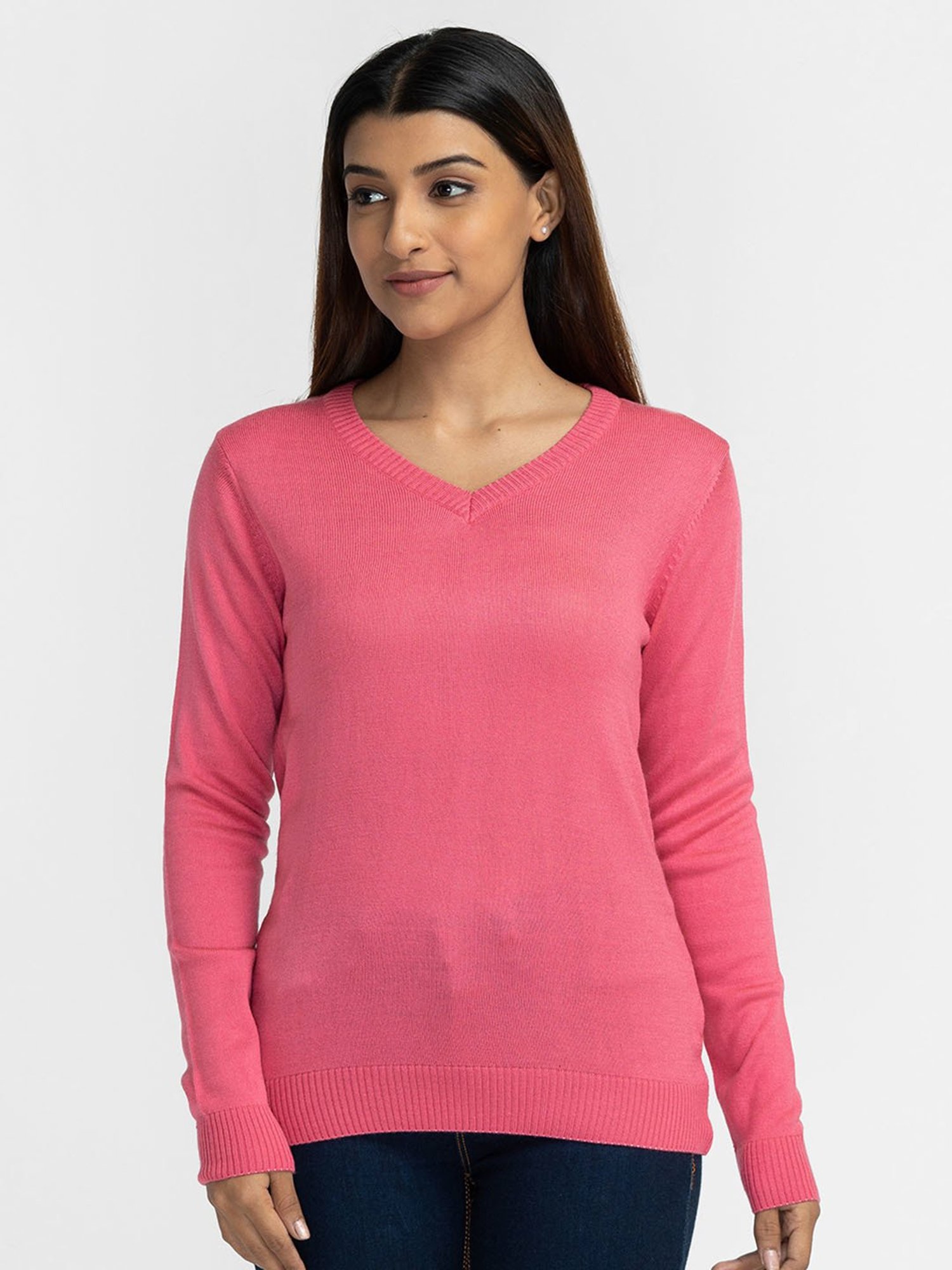 Globus Pink Regular Fit Sweater
