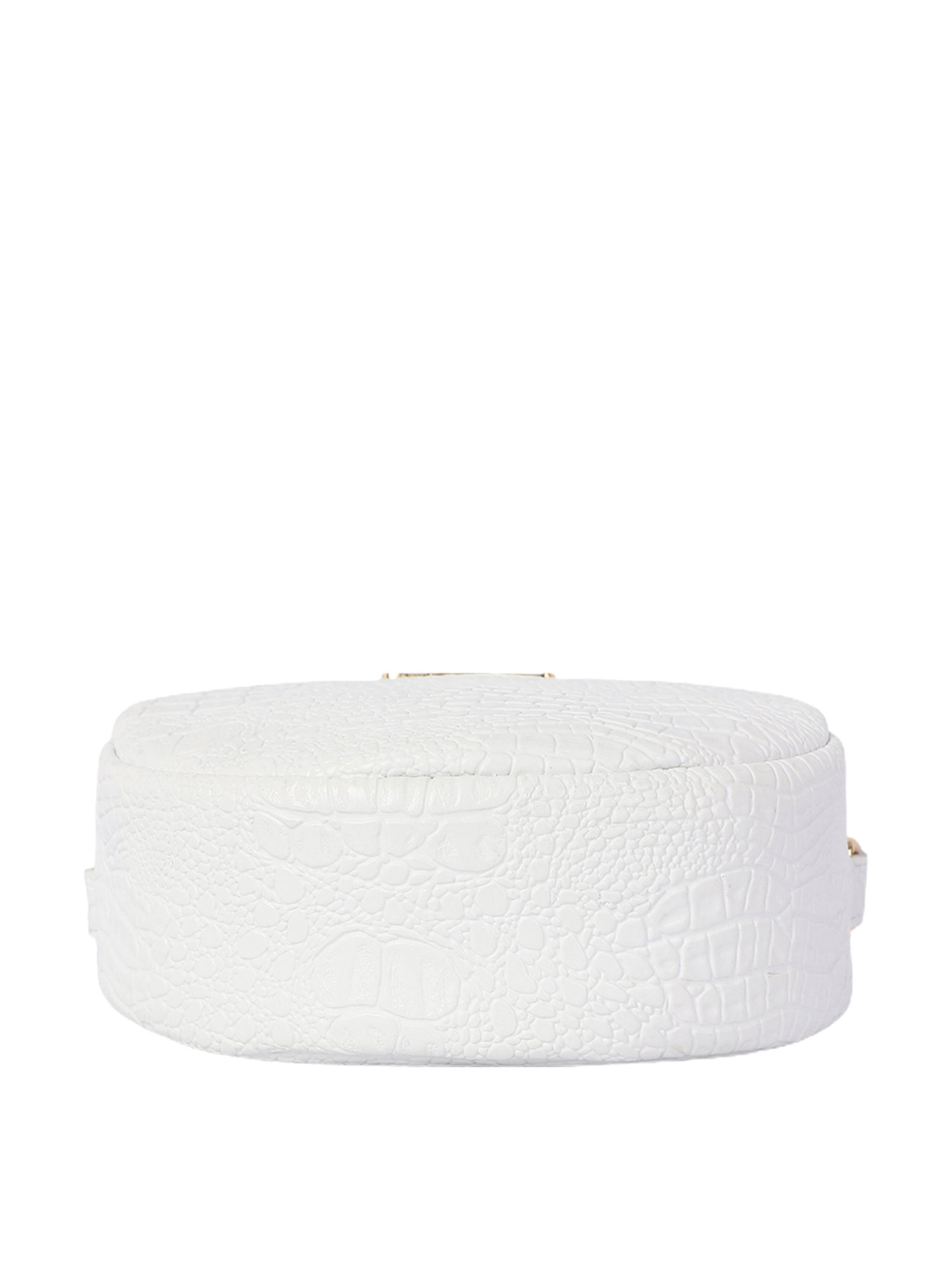 Bagsy Malone Croco White Animal Effect Medium Handbag