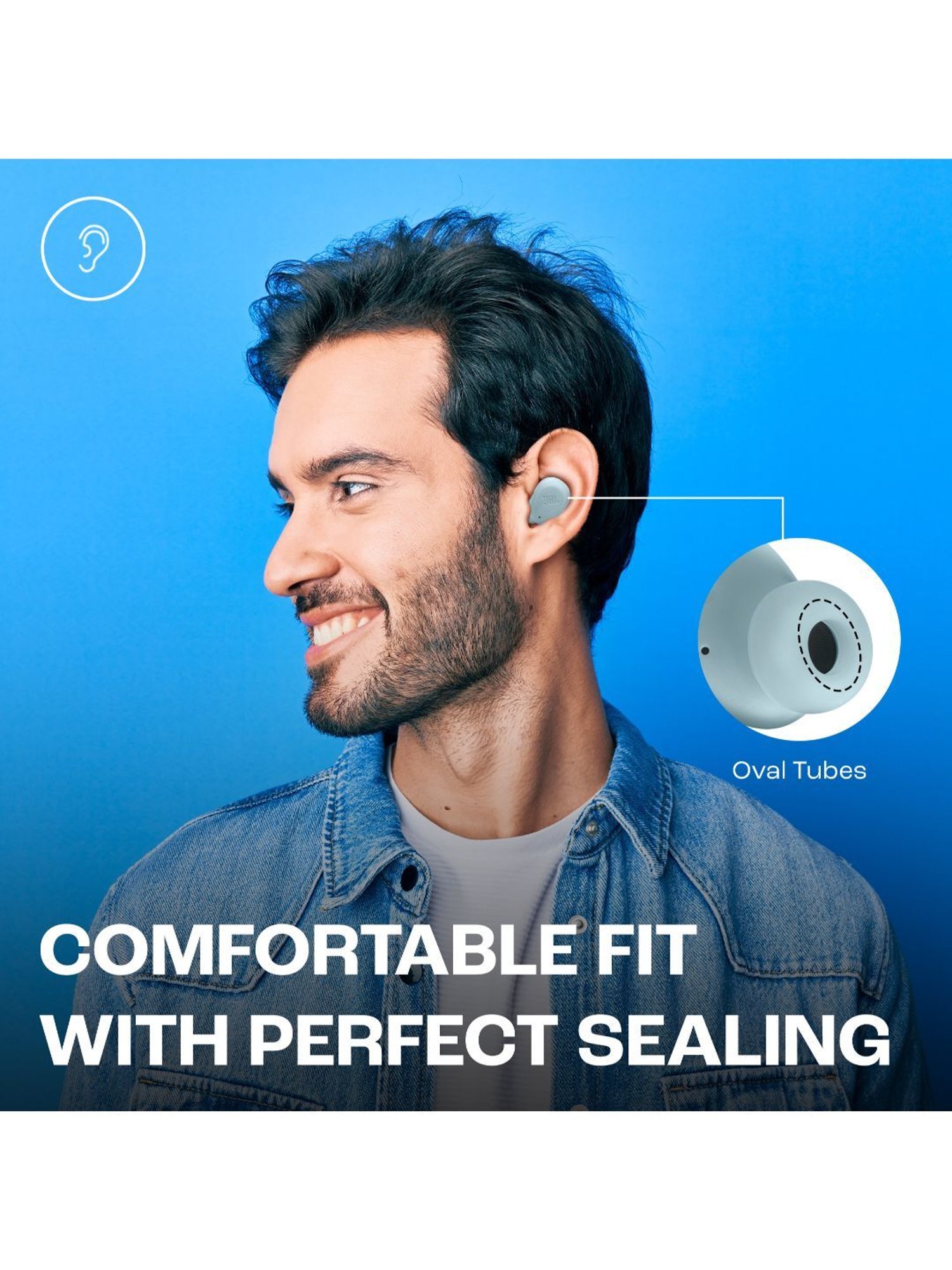 JBL Wave Buds TWS, 32Hr, Deep Bass, Dual Mode, Quick Charge, IP54, Smart Ambient & TalkThru (Mint)