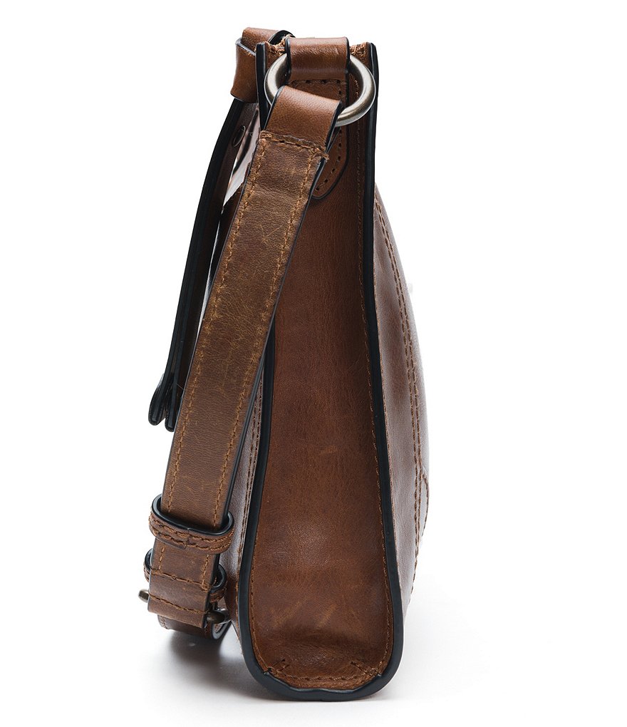 Frye Melissa Zip Leather Crossbody Bag