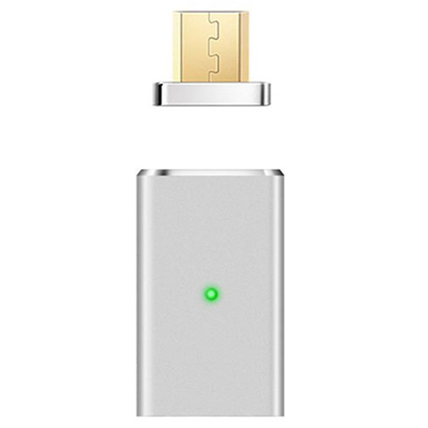 Type-C Micro USB Data Magnetic Adapter For P20 mi8 S9 Pocophone f1 6T Silver/Micro USB