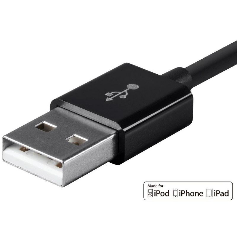 Tripp Lite USB-A to Lightning, USB Micro-B and USB-C Sync/Charge Cable, Black, 6 ft.