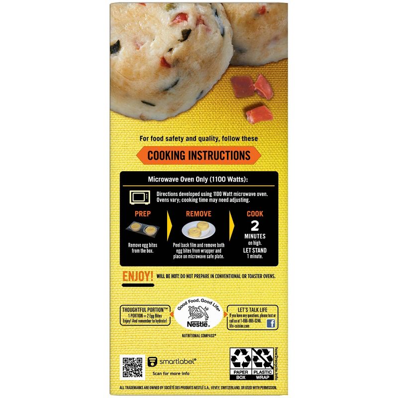 Life Cuisine Frozen Egg Bites Tomato & Spinach Egg White - 4.5oz