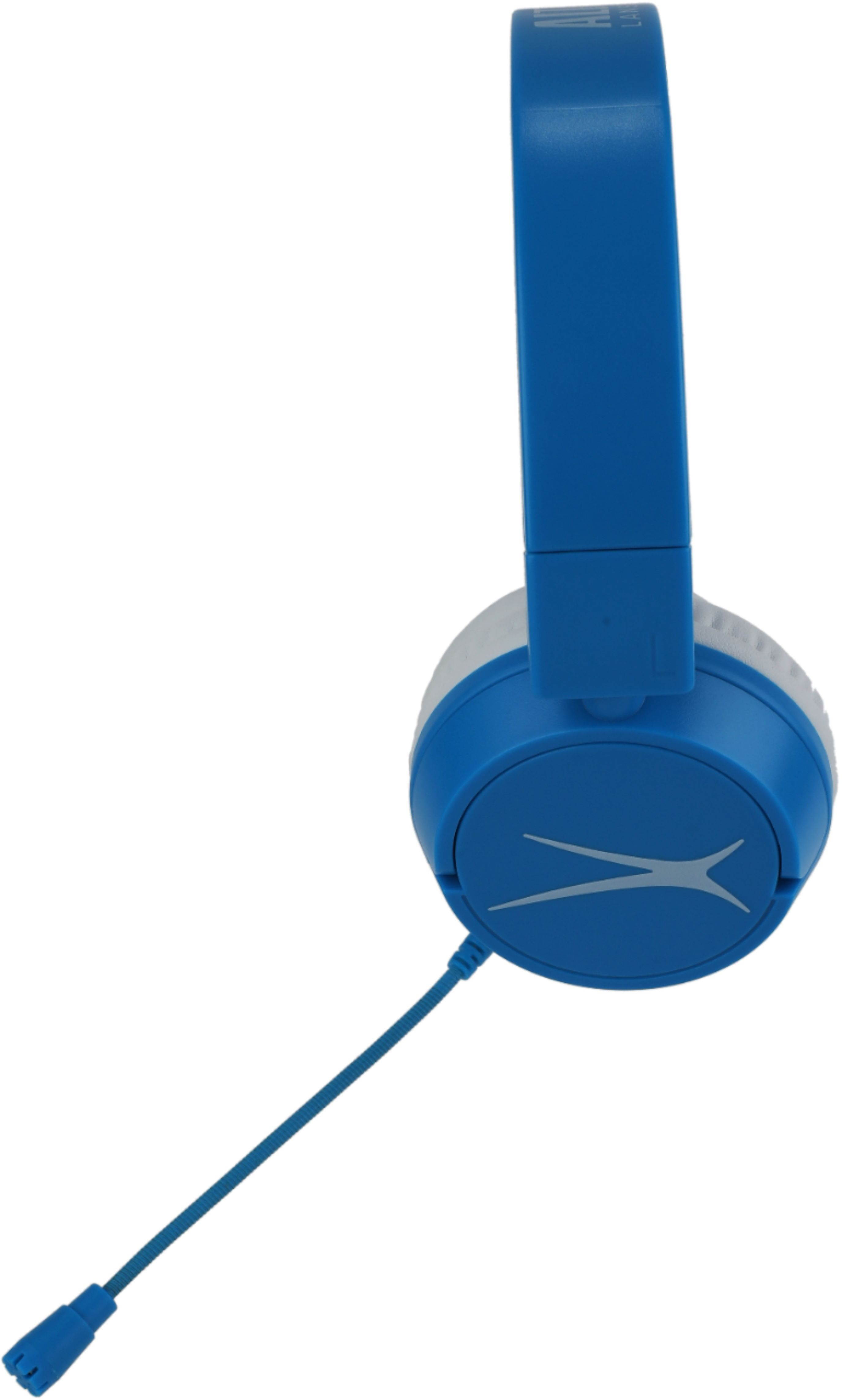 Altec Lansing - Kid Safe 3-in-1 Wireless with Mic and Wire On-Ear Headphones - Blue (MZX4100-BLUB)