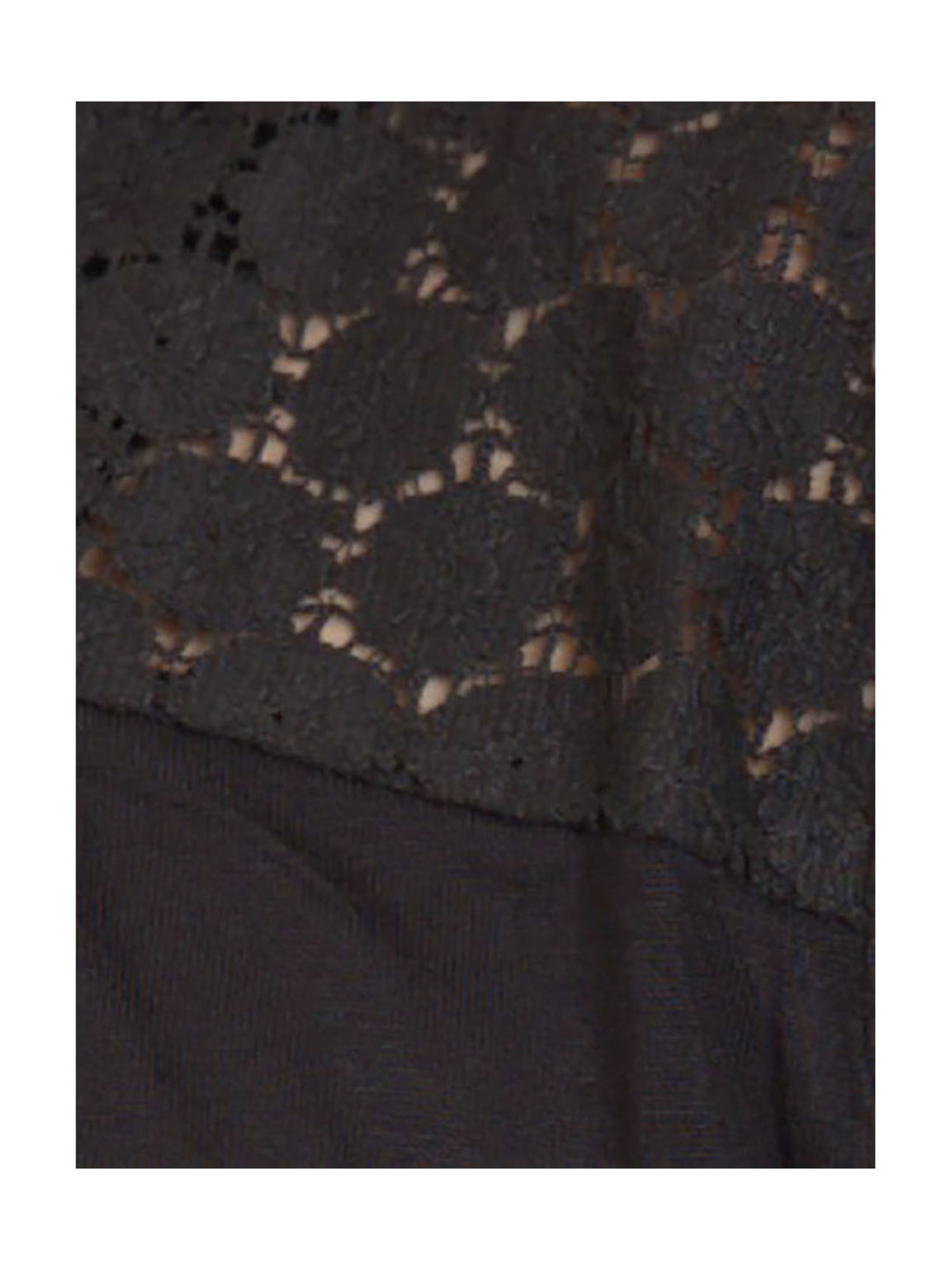 TeenTrums Girls Black Lace Crop top