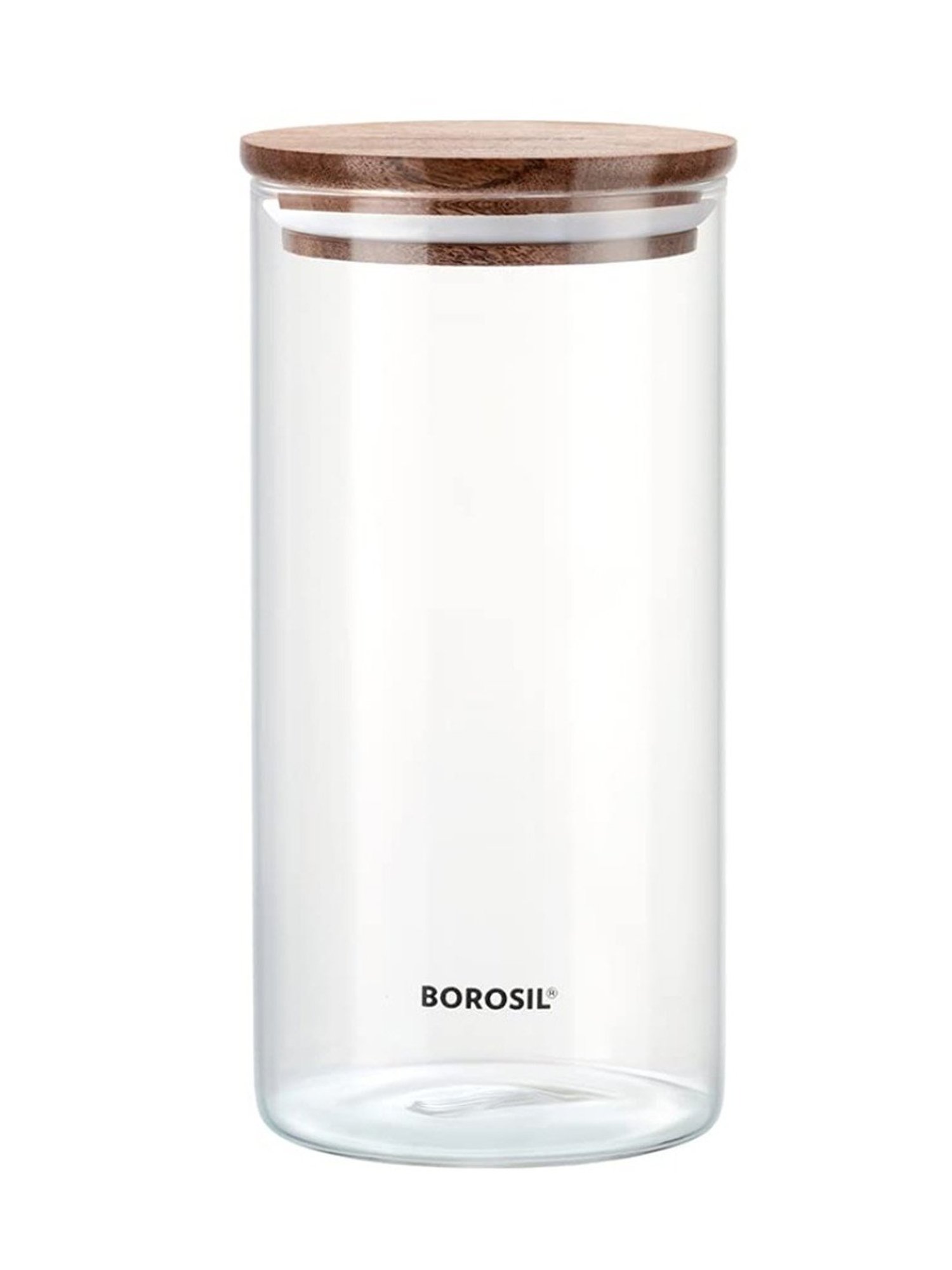 Borosil Transparent Glass Jar & Container (1200ml)