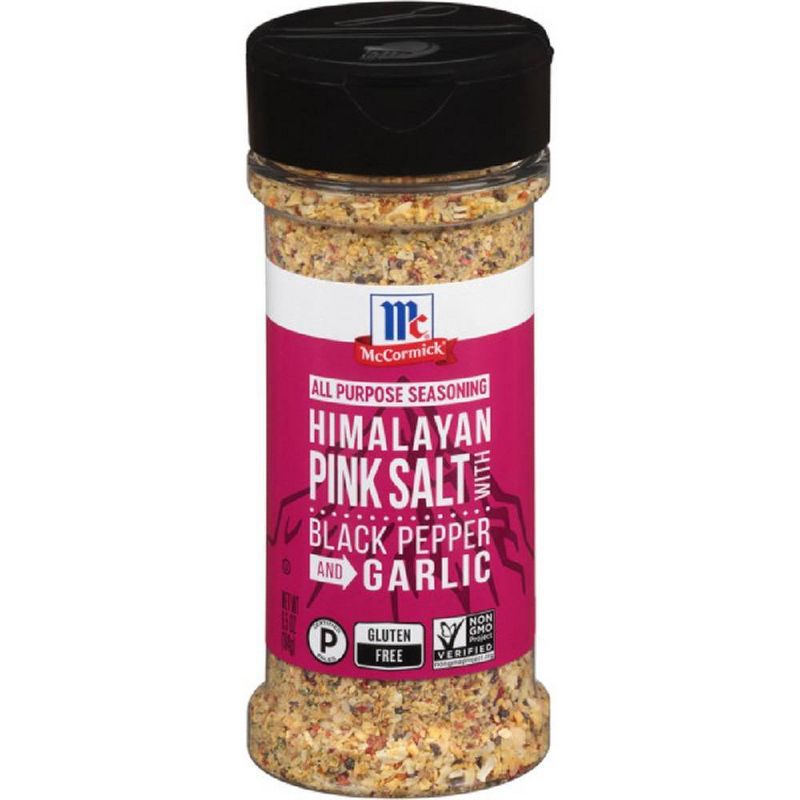 McCormick Pink Sea Salt, Black Pepper, Garlic All Purpose Seasoning - 6.5oz