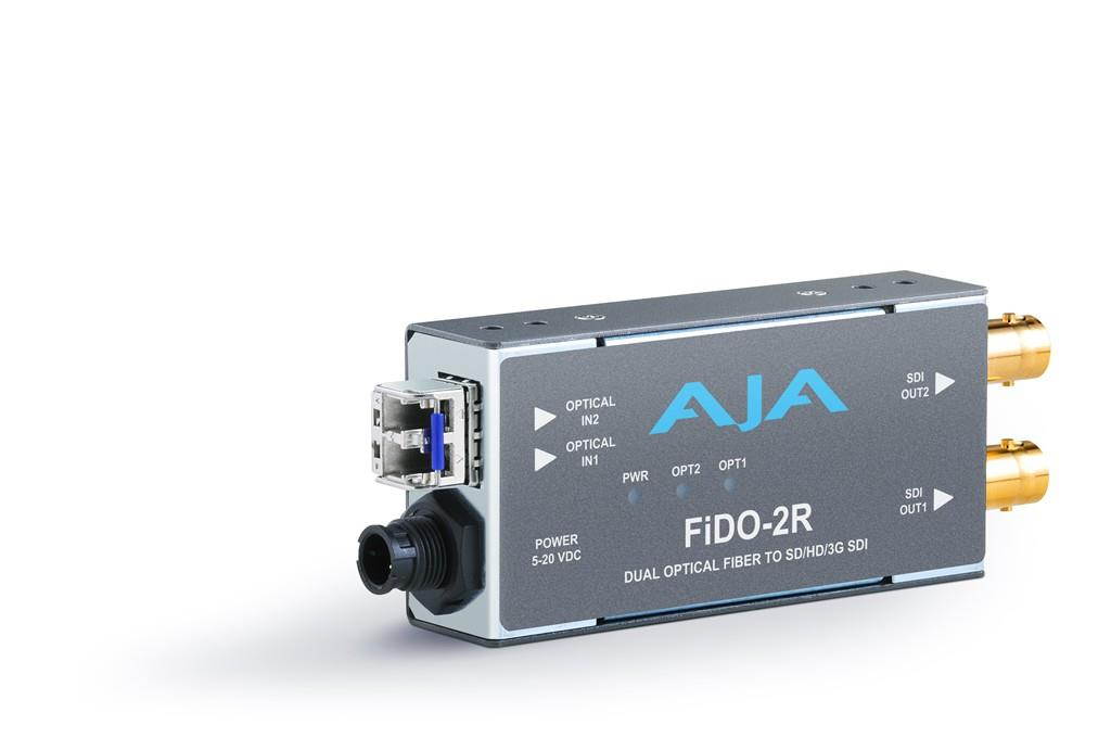 AJA Video Systems - FIDO-2R - Dual channel LC Fiber to SDI extender (Receiver up to 10km)