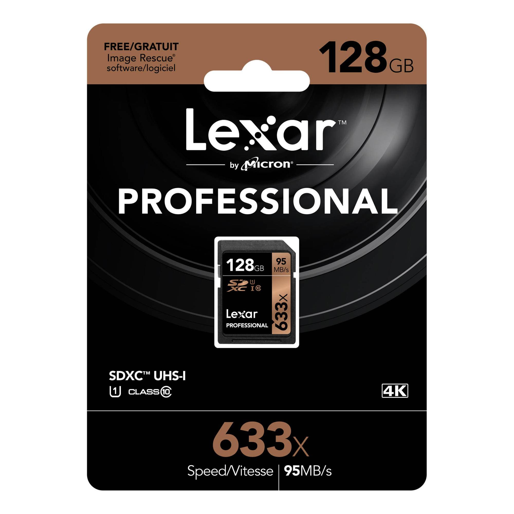 Lexar 128 GB Professional 633x SDHC/SDXC U1 #LSD128GCB1NL633