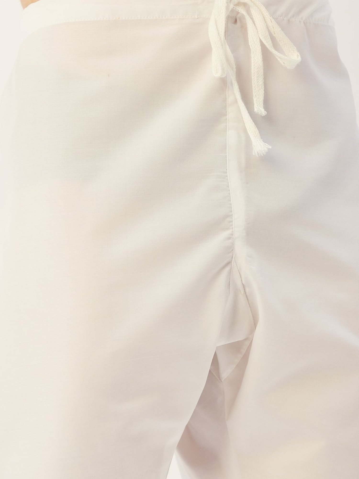 Jompers Yellow & White Regular Fit Printed Kurta Set