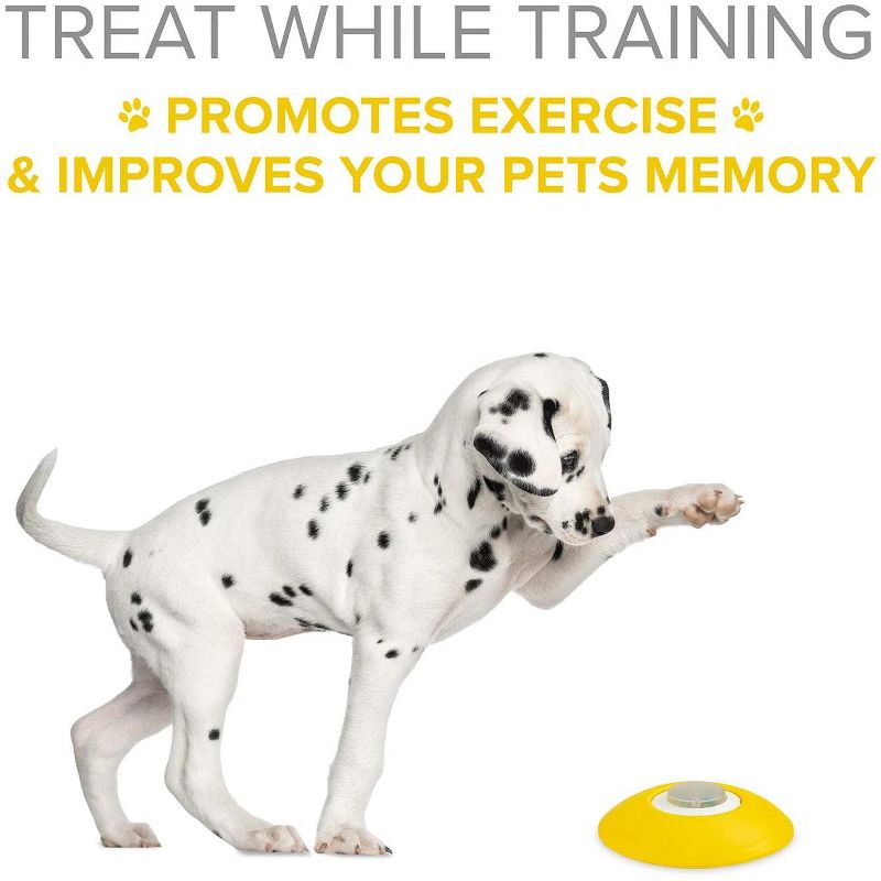 Arf Pets Dog Treat Dispenser - Dog Puzzle Memory Training Activity Toy - Treat While Train, Promotes Exercise by Rewarding Your Pet, Cat, Improves Memory & Positive Training for A Healthier & Happier