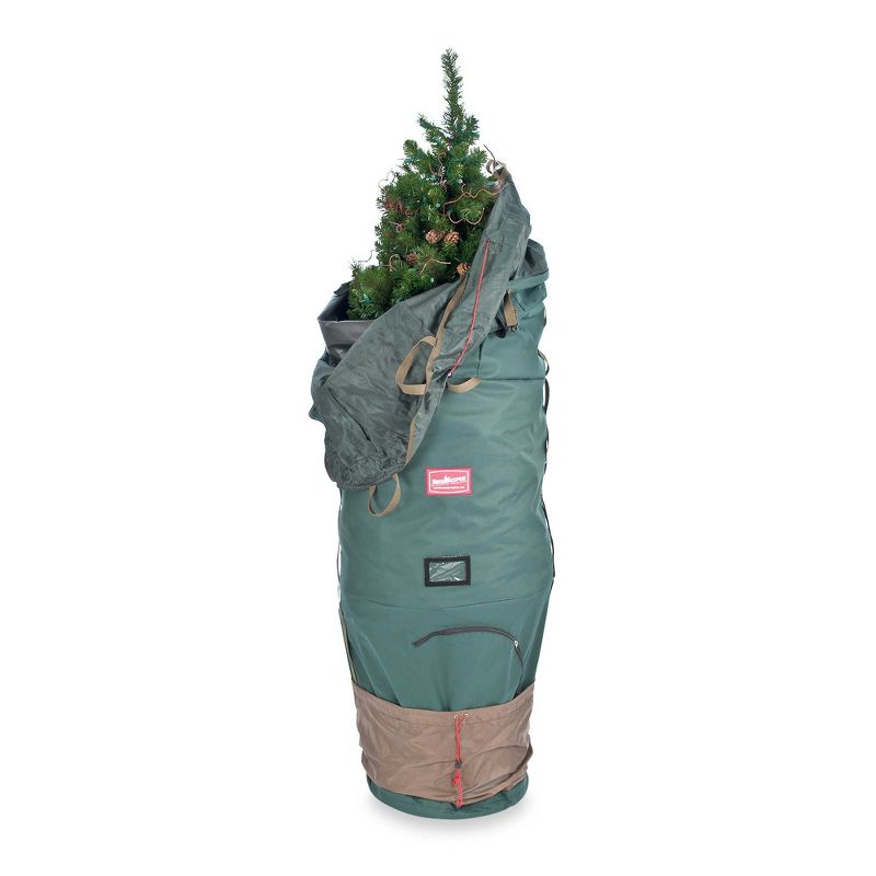 Tree Keeper Green Large Adjustable Upright Christmas Tree Protective Storage Bag - Hold 7' Trees