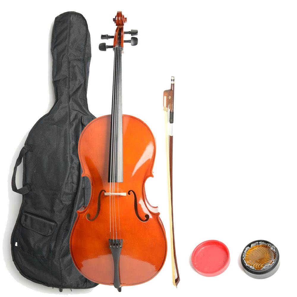 New Student Pure Sound Professional 4/4 Full Size Cello and Bow Rosin Case