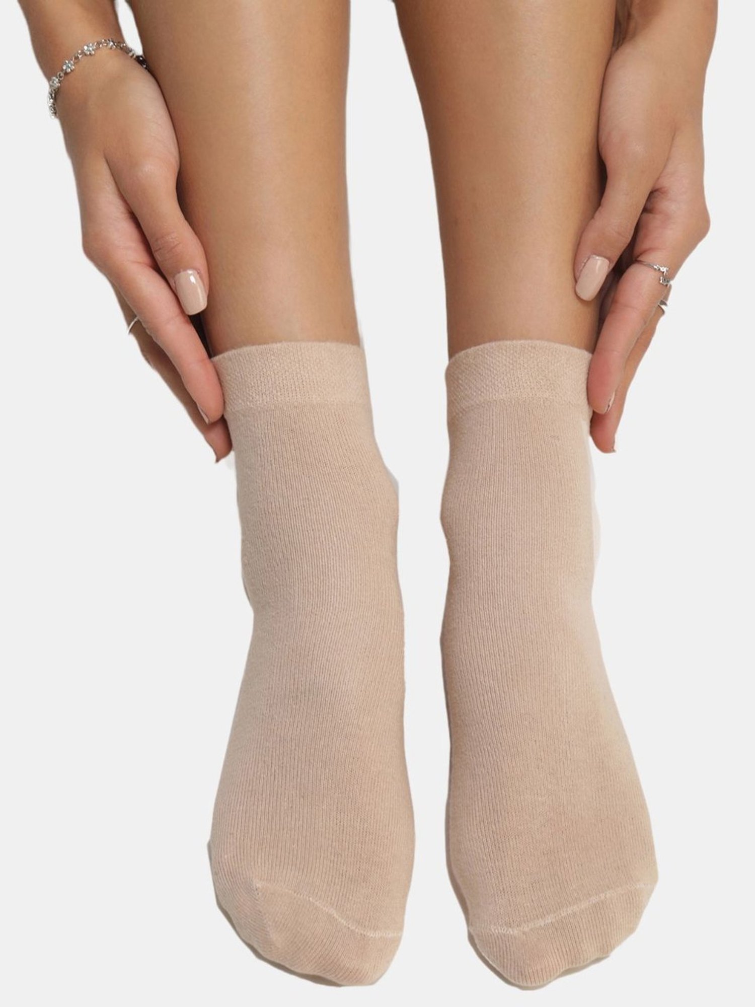 NEXT2SKIN Beige Socks - Pack of 3