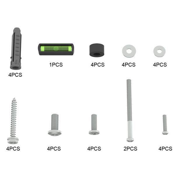 Tilt TV Wall Mount Bracket for Most 37-70 Inches TVs, TV Mount with VESA up to 600x400mm, Fits 32-70" Studs and Loading Capacity 110 lbs, Low Profile and Space Saving MD2268-LK, UP to 600 VESA