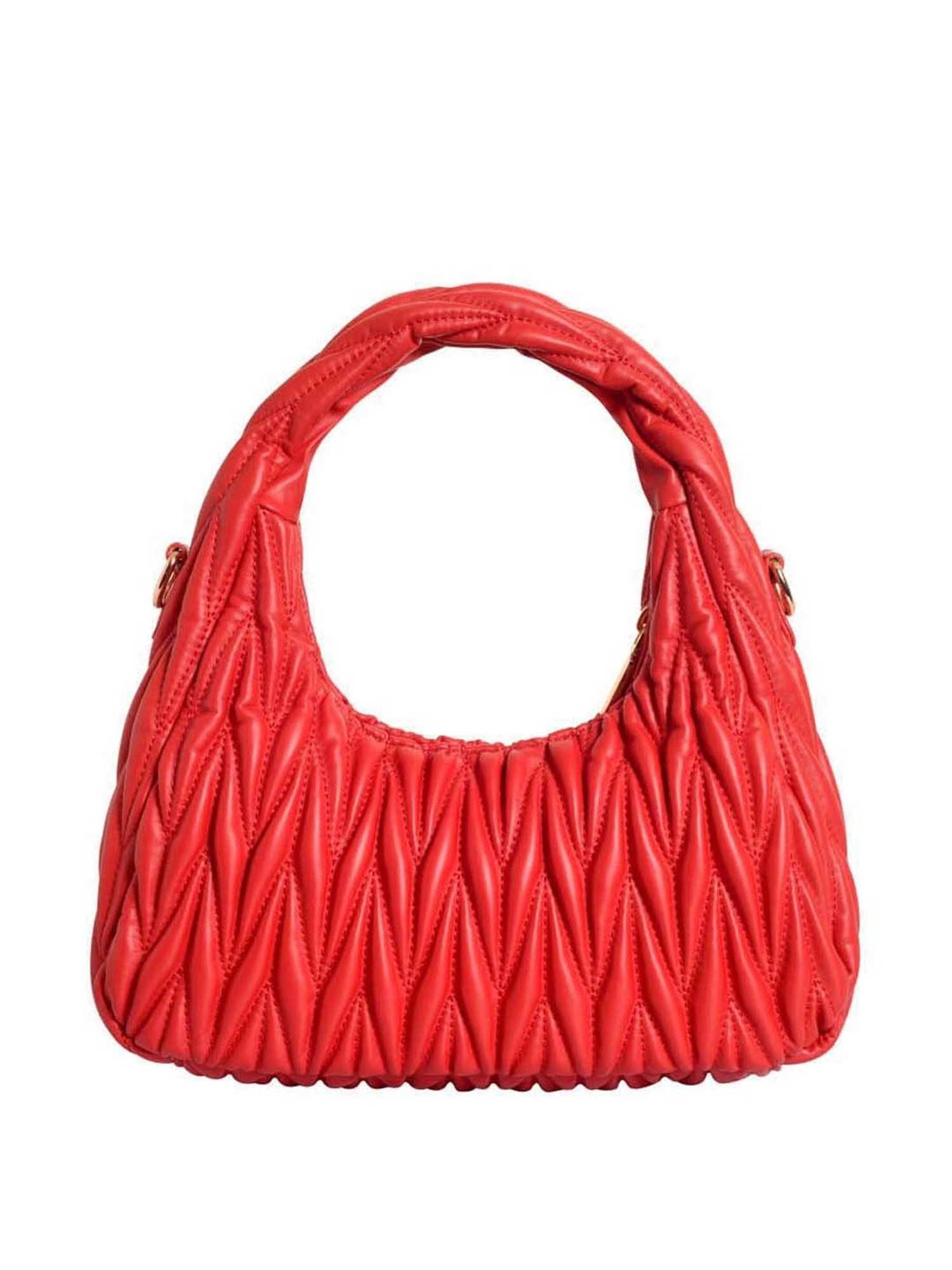 Lino Perros Red Quilted Medium Handbag