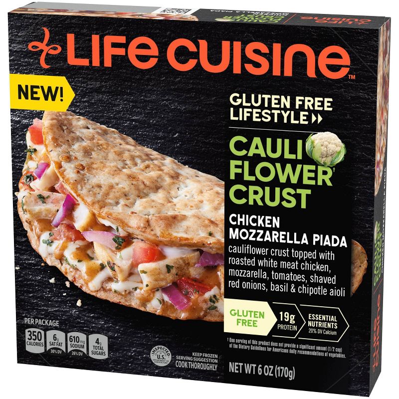 Life Cuisine Frozen Chicken Mozzarella Piada - 6oz