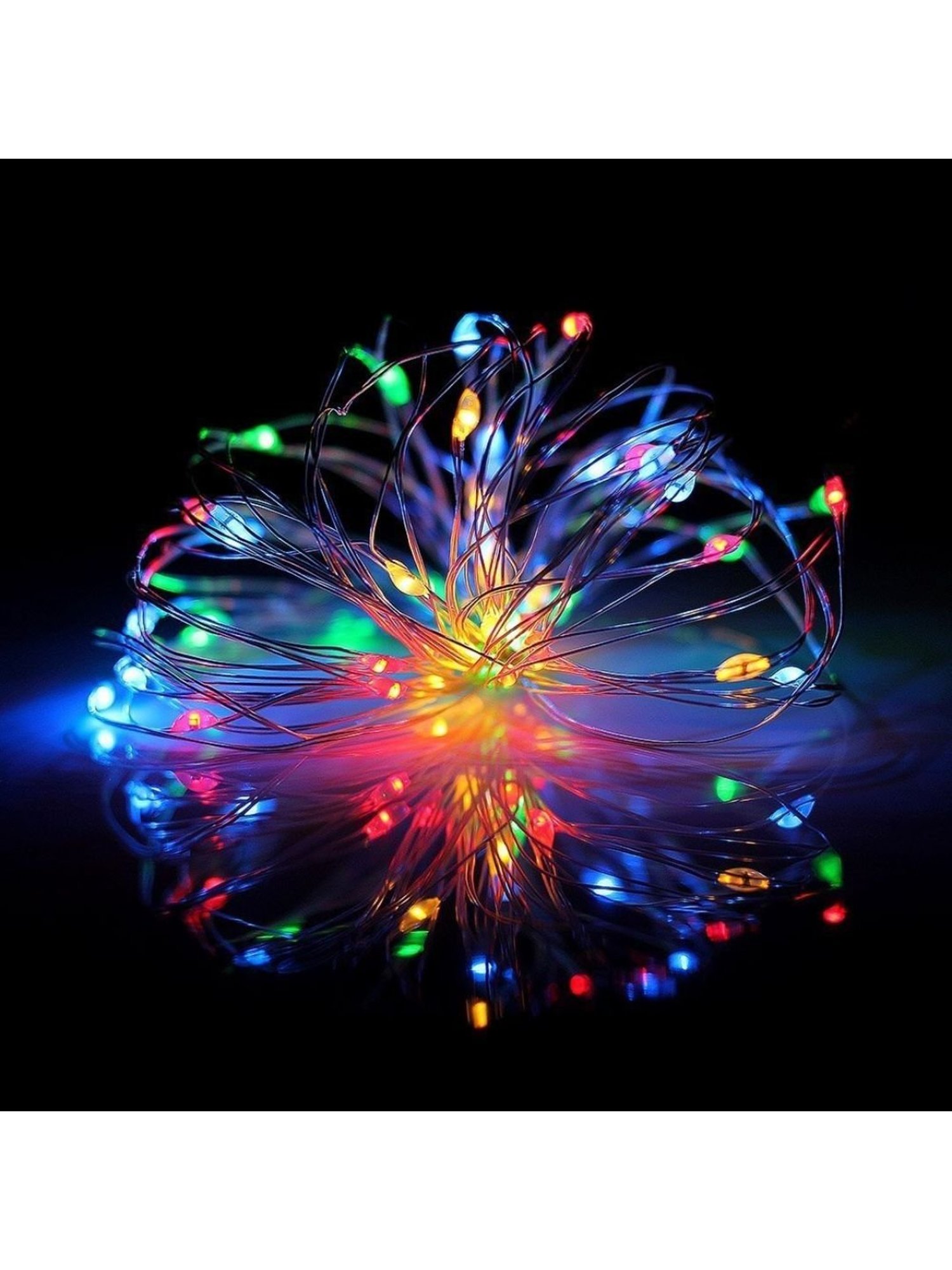 XERGY 10 Meter 100 LED's Fairy Decoration Stary String- 2 M with USB (Multicolor)