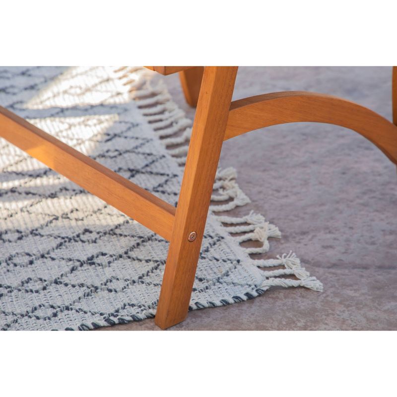 Tanner 2pk Outdoor Cushioned Side Chairs - Natural Brown - Coaster