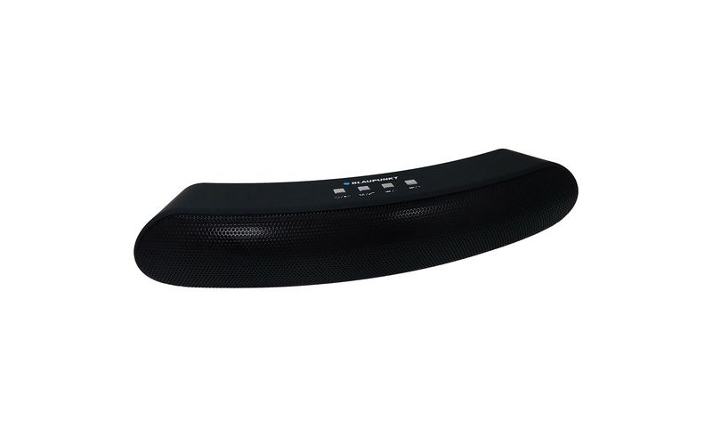 Blaupunkt BP1262 Portable Bluetooth Sound Bar Speaker - 10 W RMS - Black - 200 Hz to 20 kHz - Battery Rechargeable - USB