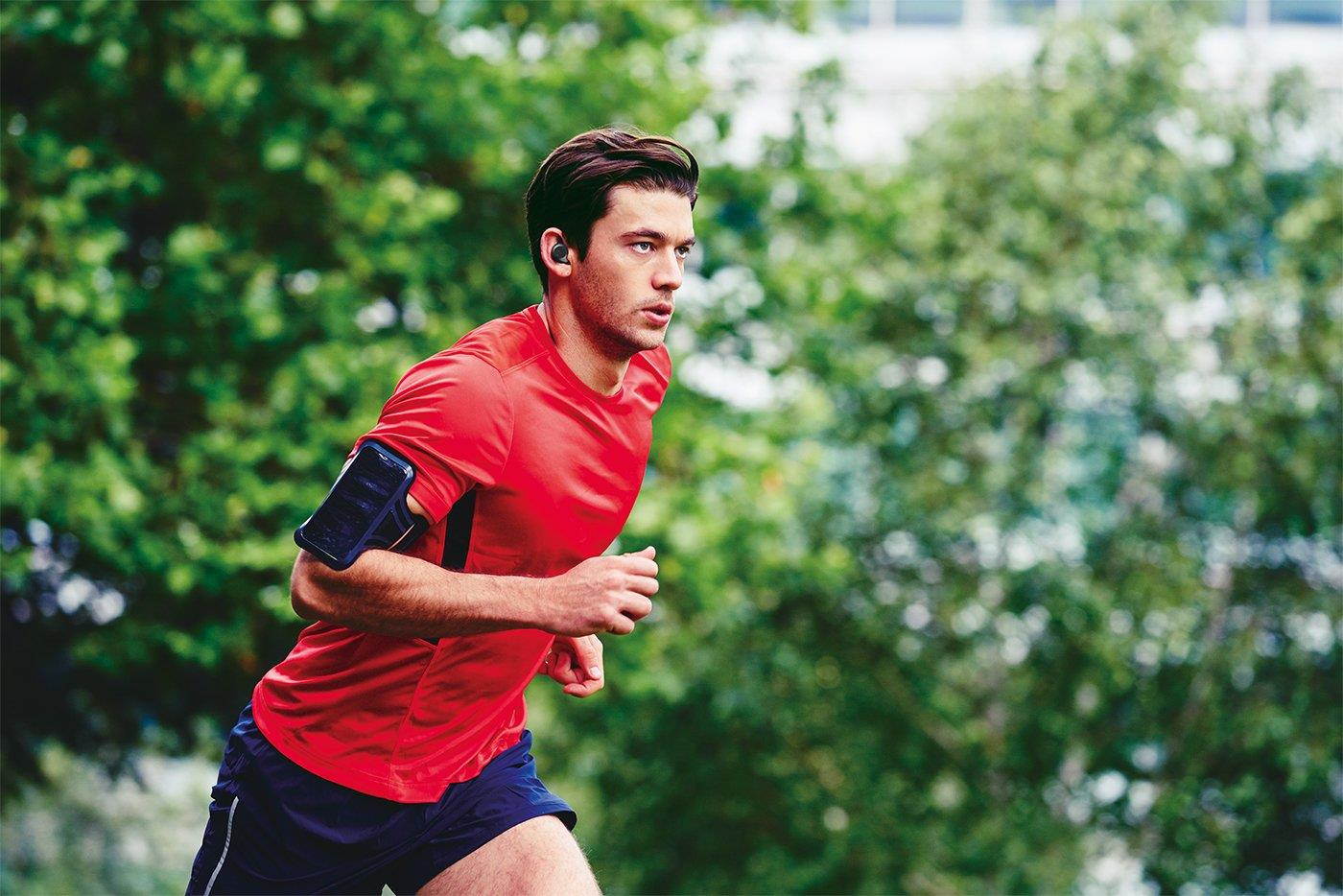 Jabra Elite Sport True Wireless Waterproof Fitness & Running Earbuds with Heart Rate and Activity Tracker - Advanced Wireless connectivity and Charging case - 4.5 Hour (Renewed)