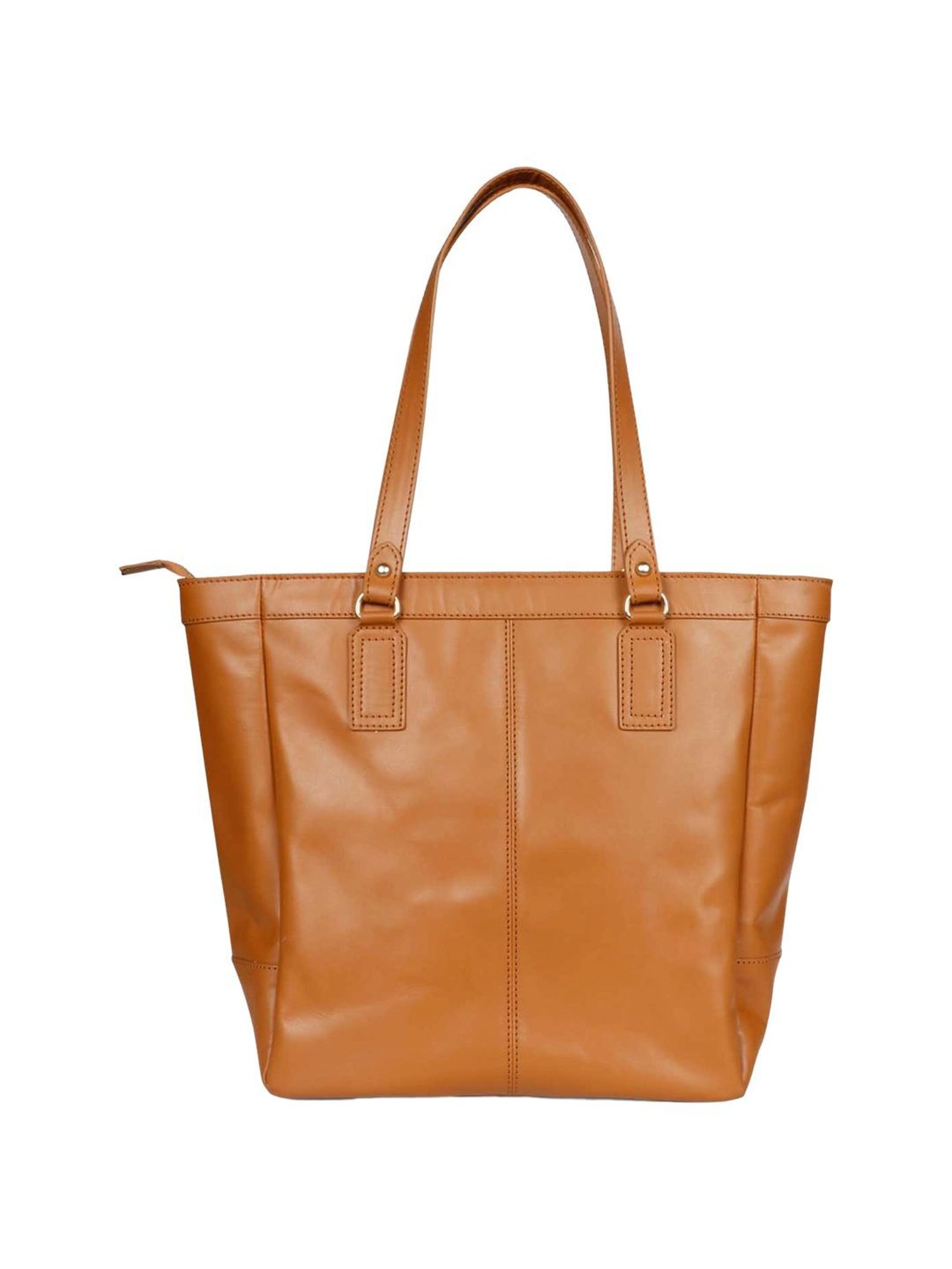 Favore Tan Solid Medium Totes