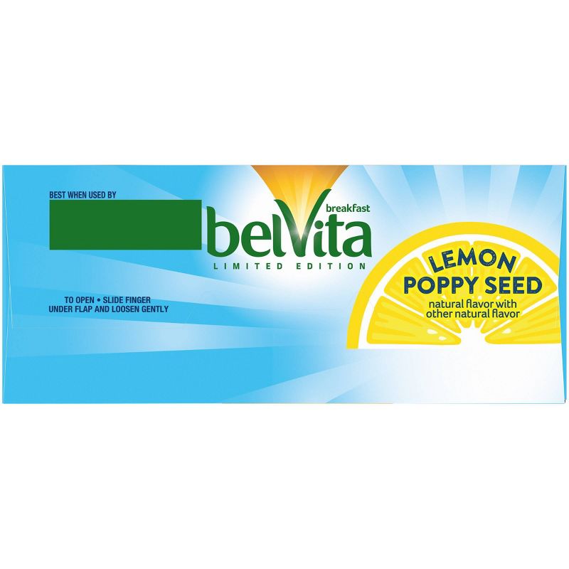belVita Limited Edition Lemon Poppy Seed Breakfast Biscuits - 5ct/8.8oz