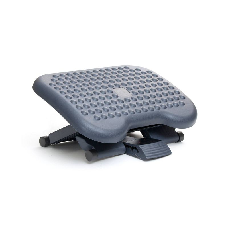 Mind Reader Memory Foam Lumbar Back Cushion & Adjustable Ergonomic Non-Slip Foot Rest