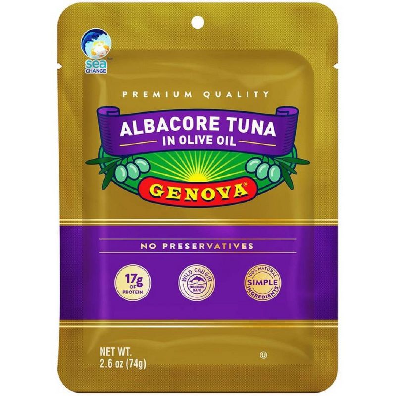Genova Albacore Tuna in Olive Oil Pouch - 2.6oz