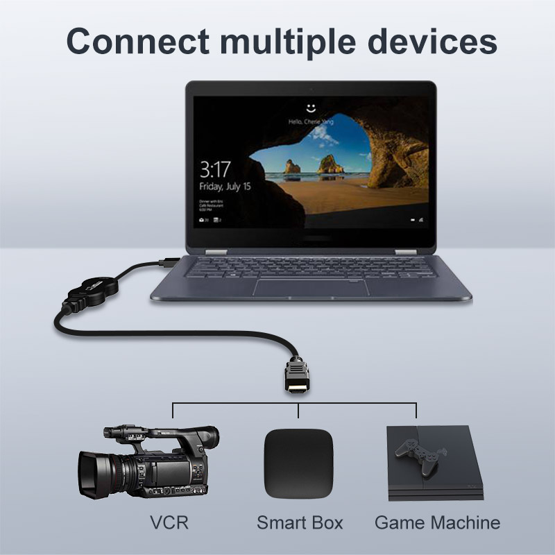 USB 2.0 / 3.0 to HDMI Adapter - External Video Graphics Card for Multiple Monitors 2048 X 1152/1920 X 1080 (Compatible for Windows 10 / 8.1 / 8/7)