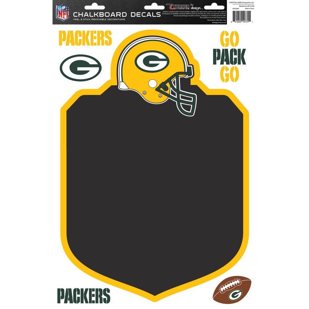 Turner Licensing,  NFL Green Bay Packers Chalkboard Decals