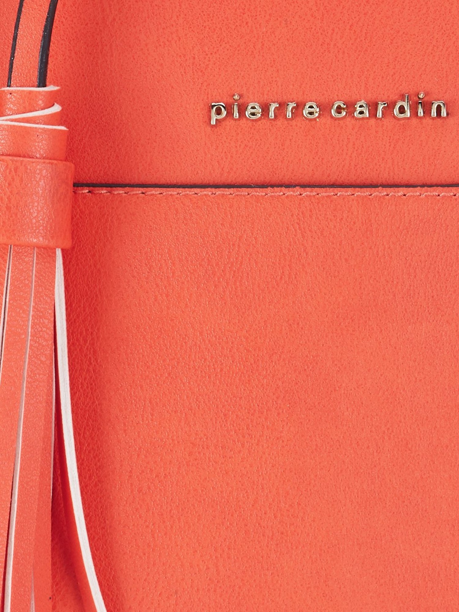 Pierre Cardin Red Solid Medium Shoulder Handbag