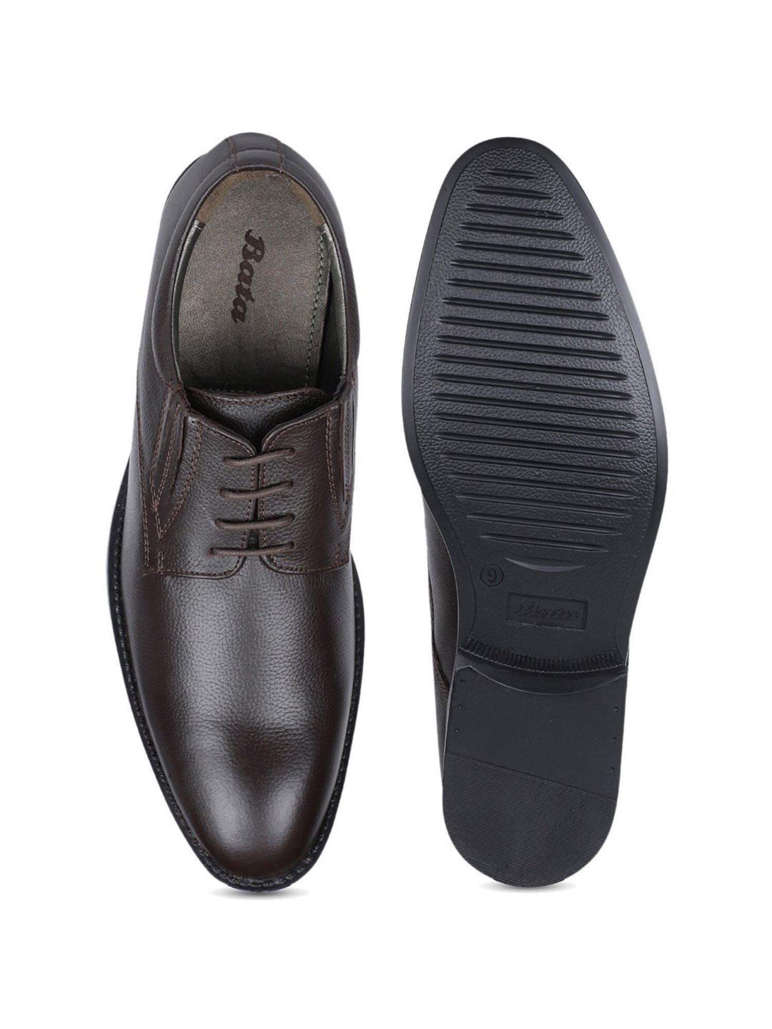 Bata Men's Cognac Oxford Shoes