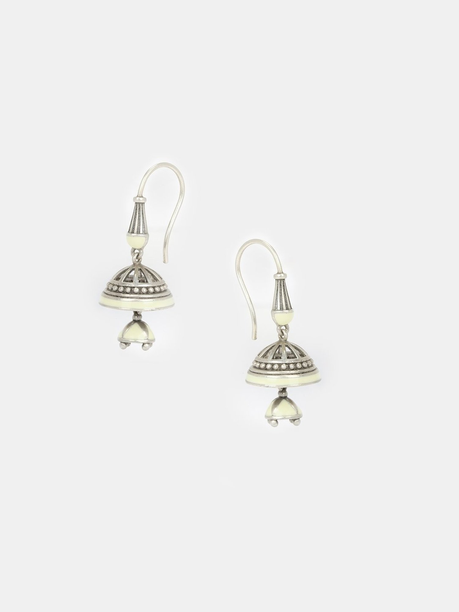 Shaya gumbaja earrings in oxidised 925 silver