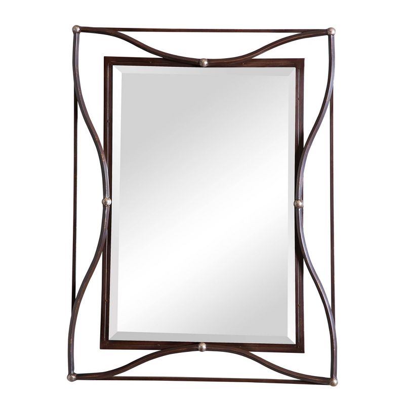 Rectangle Thierry Decorative Wall Mirror Bronze - Uttermost