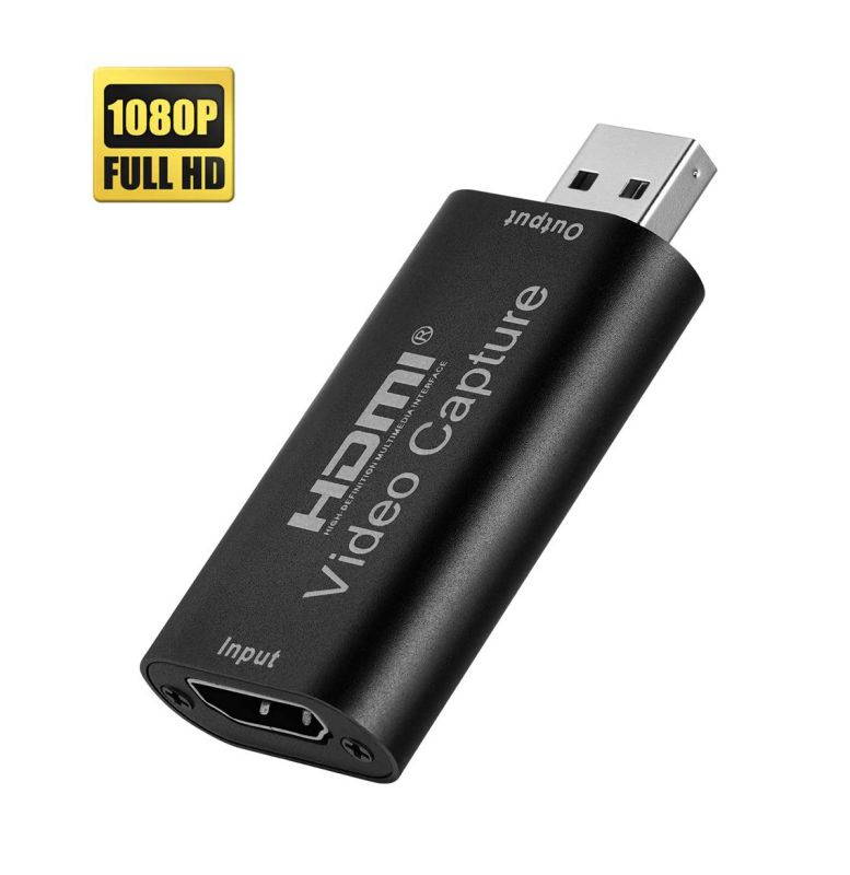 1080p USB2.0 HDMI Capture Card 1 Channel HDMI Video Capture Card Live Recording Box Audio Video Capture Card Portable USB HD Video Capture Card