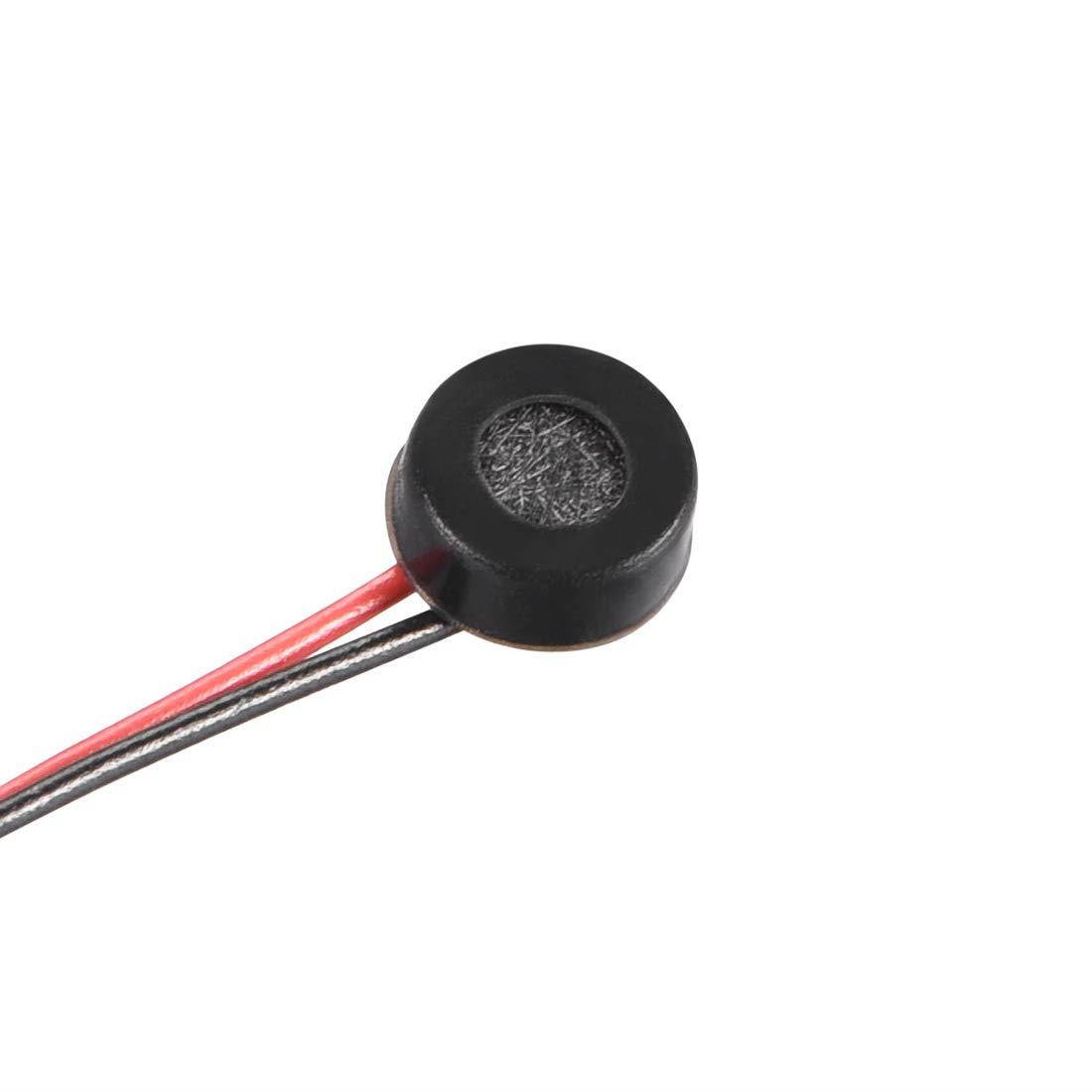 uxcell 4015 38dB Electret Microphone Pickup 4mm x 1.5mm Cylindrical Condenser MIC with Wires for PCB 30 Pcs