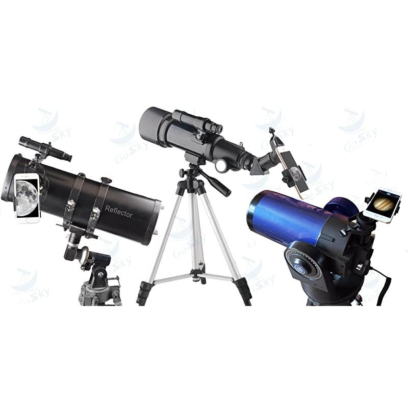 Universal Cell Phone Adapter Mount Compatible with Binocular Monocular Spotting Scope Telescope Microscopefor Phone Sony Samsung Etc Standard Type+ Wire Shutter