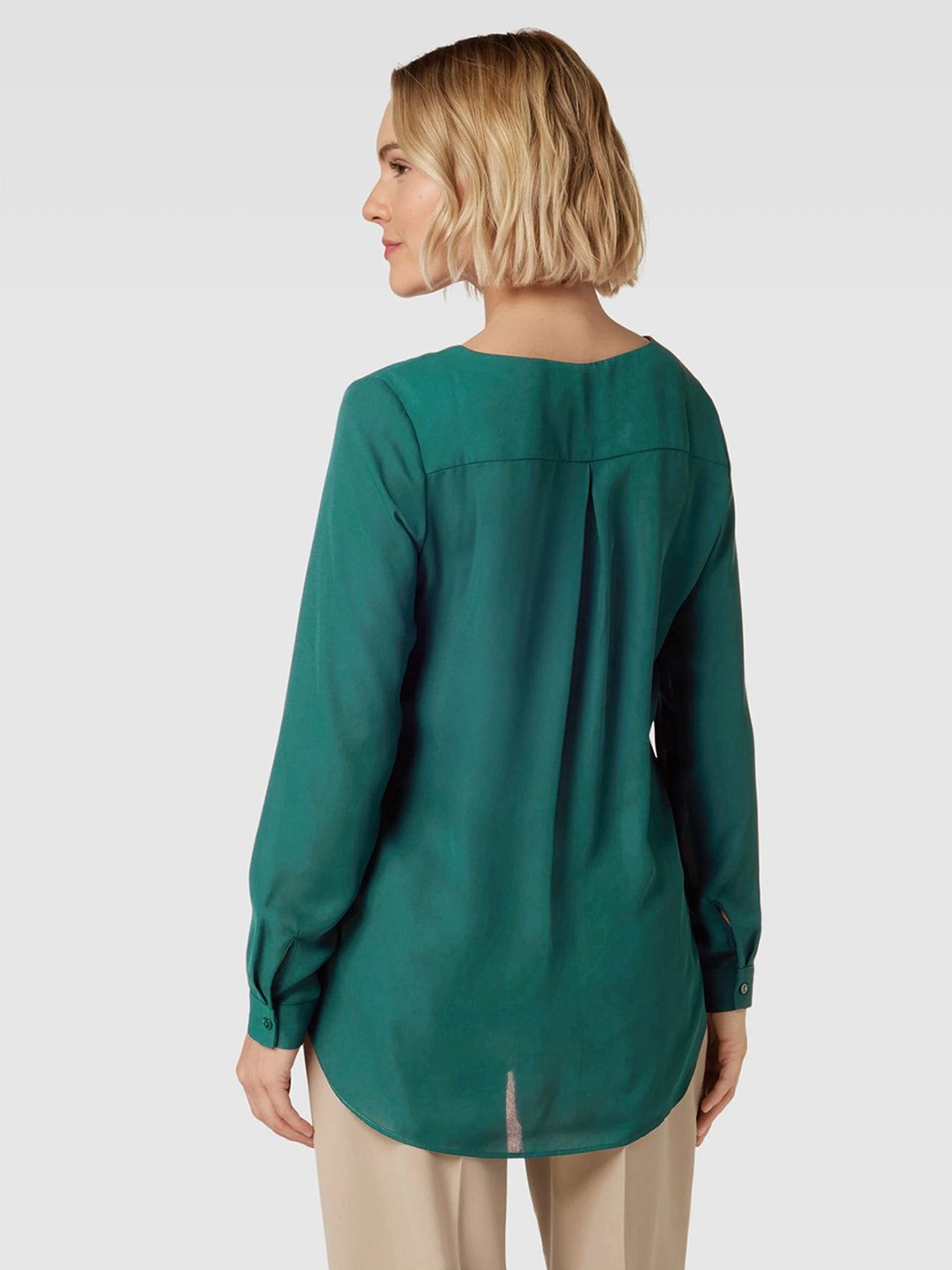 SELVIA Dark Green Regular Fit Top