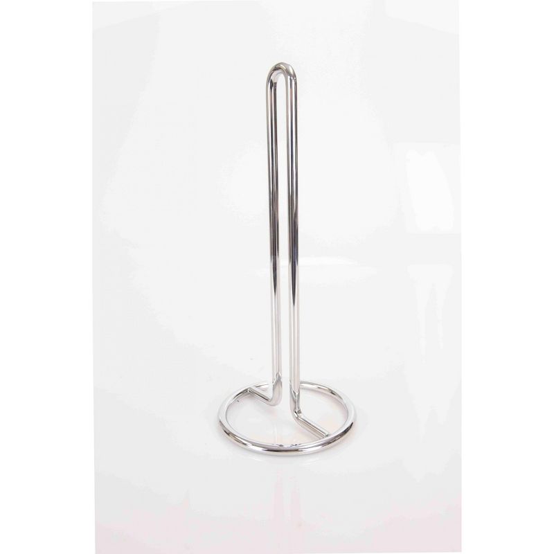 Home Basics  Easy Tear Bamboo Paper Towel Holder with Weighted Base, Natural