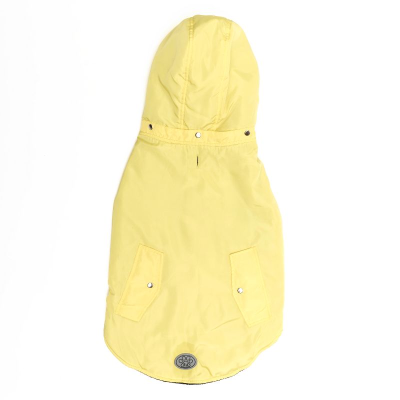 Royal Animals Dog and Cat Coat with Removable Hood - Yellow - S