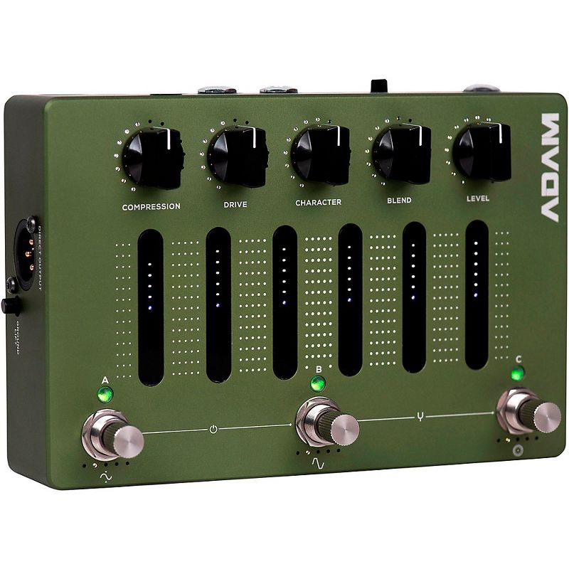 Darkglass Aggressively Distorting Advance Machine Bass Distortion Pedal Green