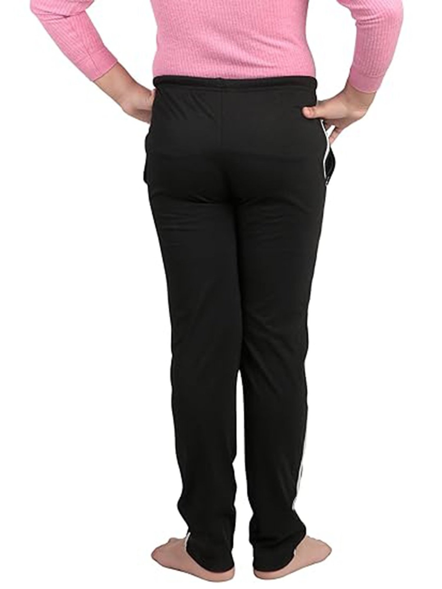 Bodycare Boys Black Solid Trackpants